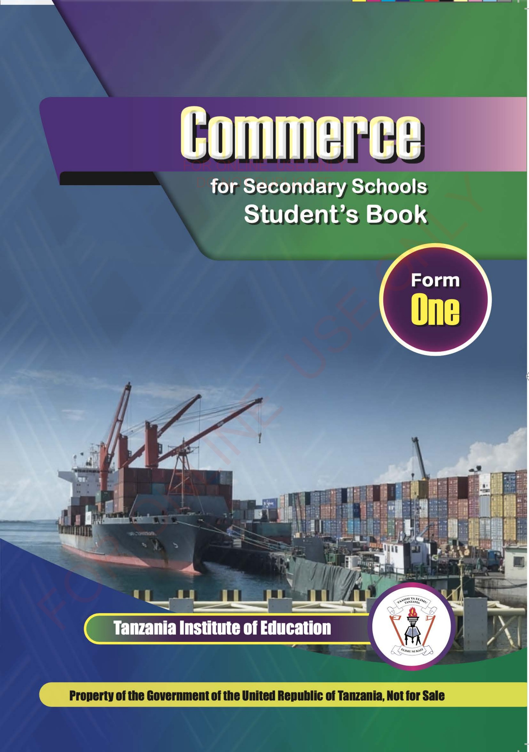1 commerce Advanced Level Commerce syllabus Tanzania, form Five & Form Six Commerce Syllabus