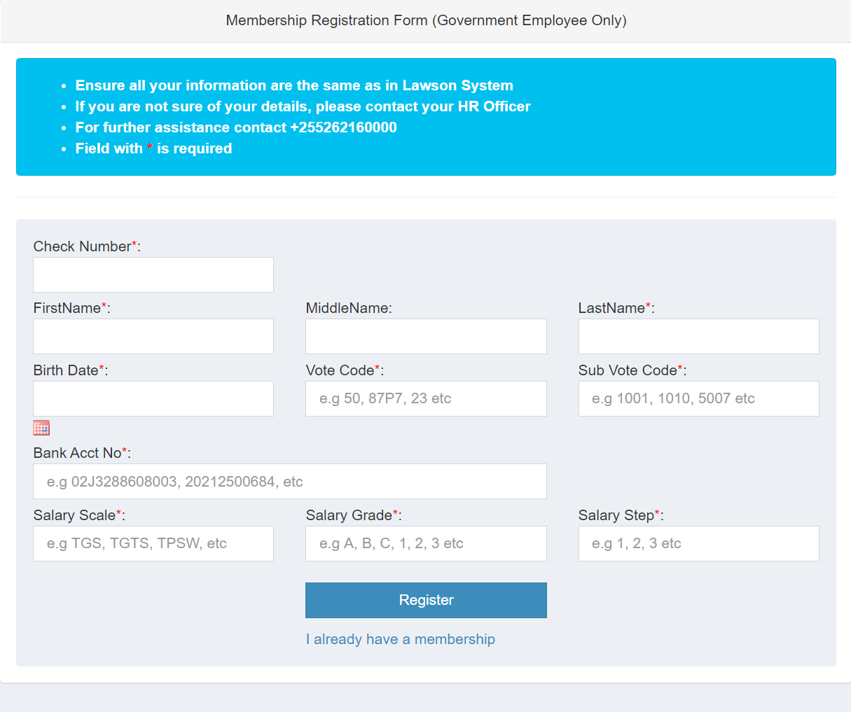 How to Register Salary Slip Portal Account - Salary Slip Login