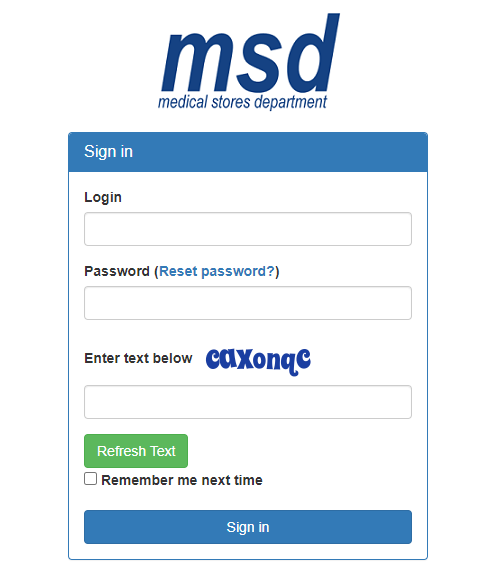 MSD Portal Login 2 MSD Portal Login MSD Portal Login in Tanzania