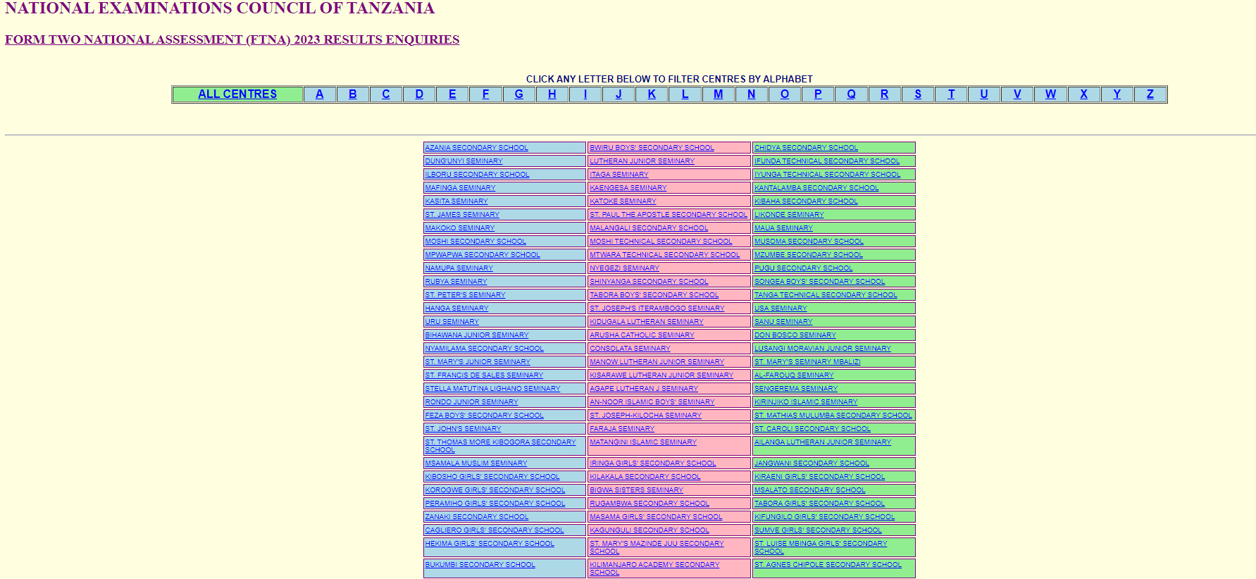 NECTA Matokeo kidato cha pili & darasa la nne 2023 2 NECTA Matokeo kidato cha pili & darasa la nne 2023 NECTA Matokeo kidato cha pili 038 darasa la nne 2023 NECTA Matokeo kidato cha pili & darasa la nne 2023