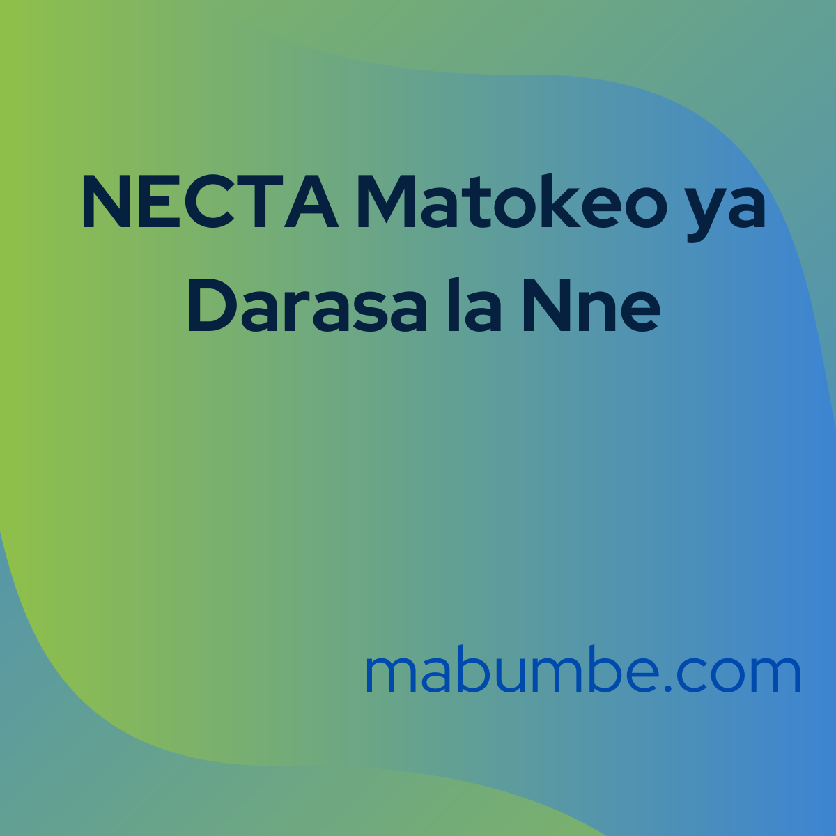 NECTA Matokeo ya Darasa la Nne 2 NECTA Matokeo ya Darasa la Nne NECTA Matokeo ya Darasa la Nne Tanzania