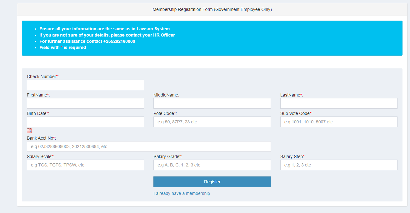 Salary Slip Portal Login, Sign In for Tanzanian Employees 2 Salary Slip Portal Login, Sign In for Tanzanian Employees Salary Slip Portal Login in Tanzania