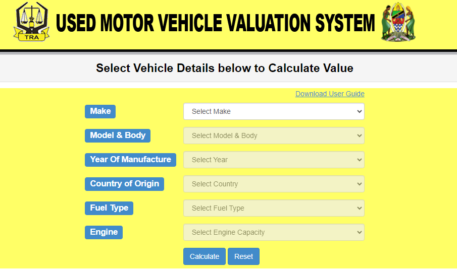TRA Used Car Calculator (Used Motor Vehicle Calculator) 2 TRA Used Car Calculator (Used Motor Vehicle Calculator) TRA Used Car Calculator (Used Motor Vehicle Calculator)