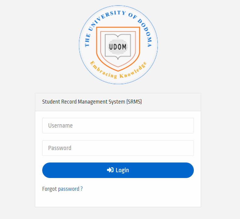 UDOM SR 2 (sr2.udom.ac.tz) – UDOM SR 2 Login 2 UDOM SR 2 (sr2.udom.ac.tz) – UDOM SR 2 Login UDOM SR 2 - Student Record Management System (SRMS)
