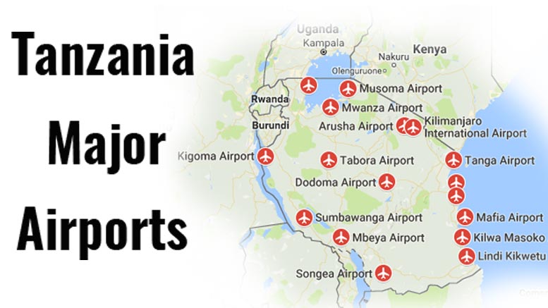 airports tanzania Full list of airports in Tanzania