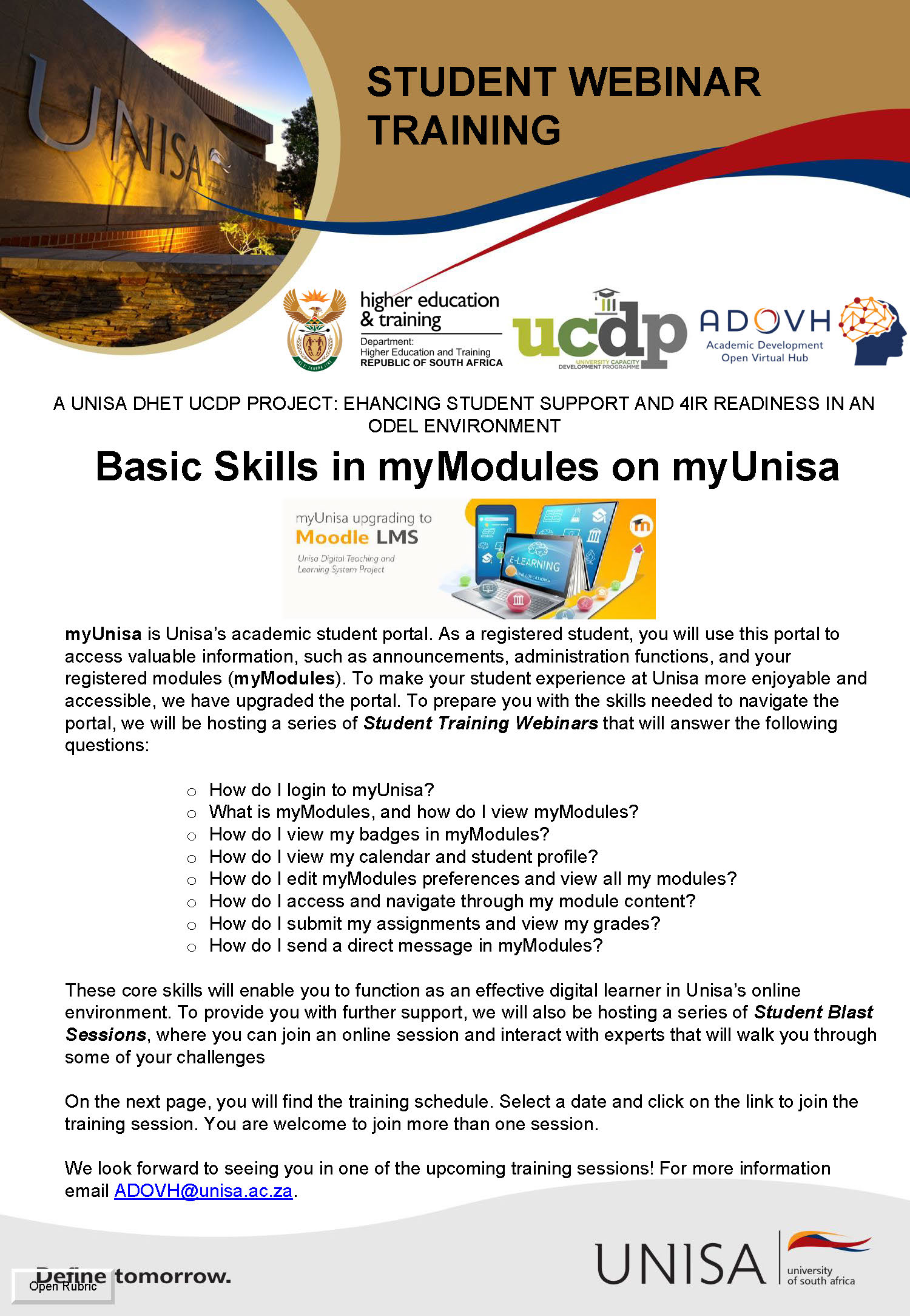 announcements unisa Announcements – Unisa, University of South Africa