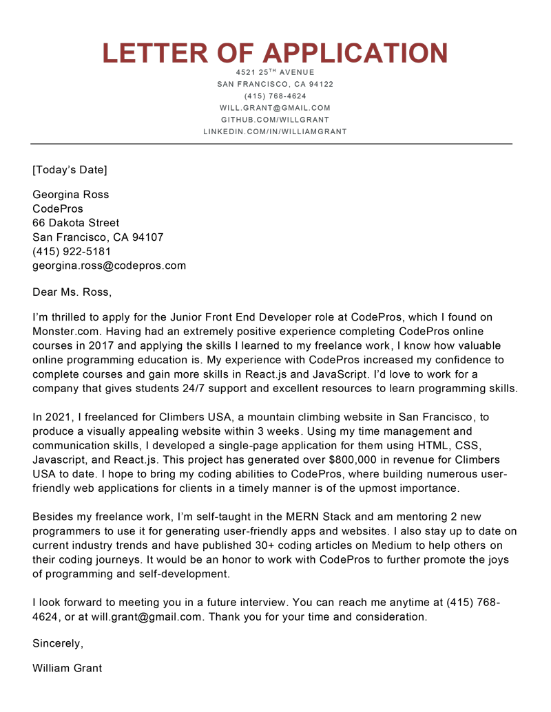 application letter Guide How to write an application letter for Job in Tanzania