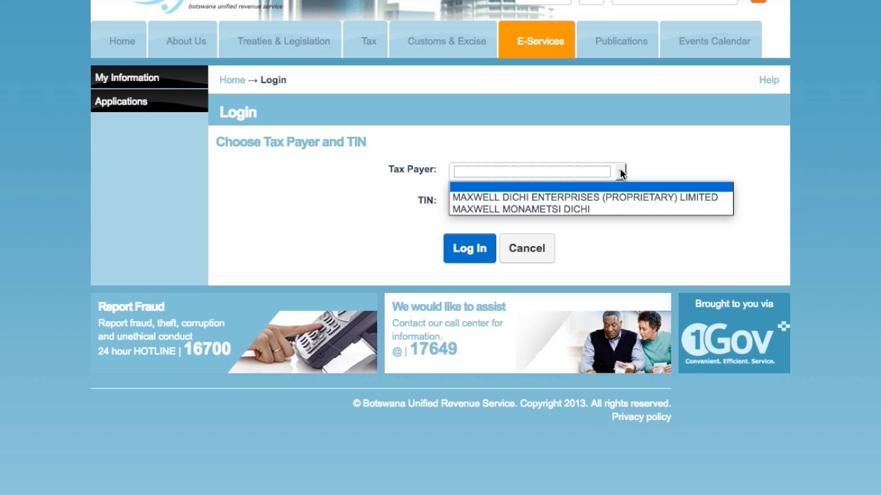 burs e service BURS E-Service Portal Login – BURS Registration Online