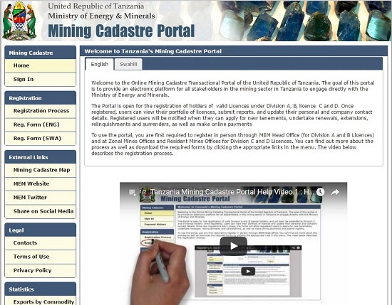 cadastre portal Madini Portal Registration – Madini Portal Tanzania