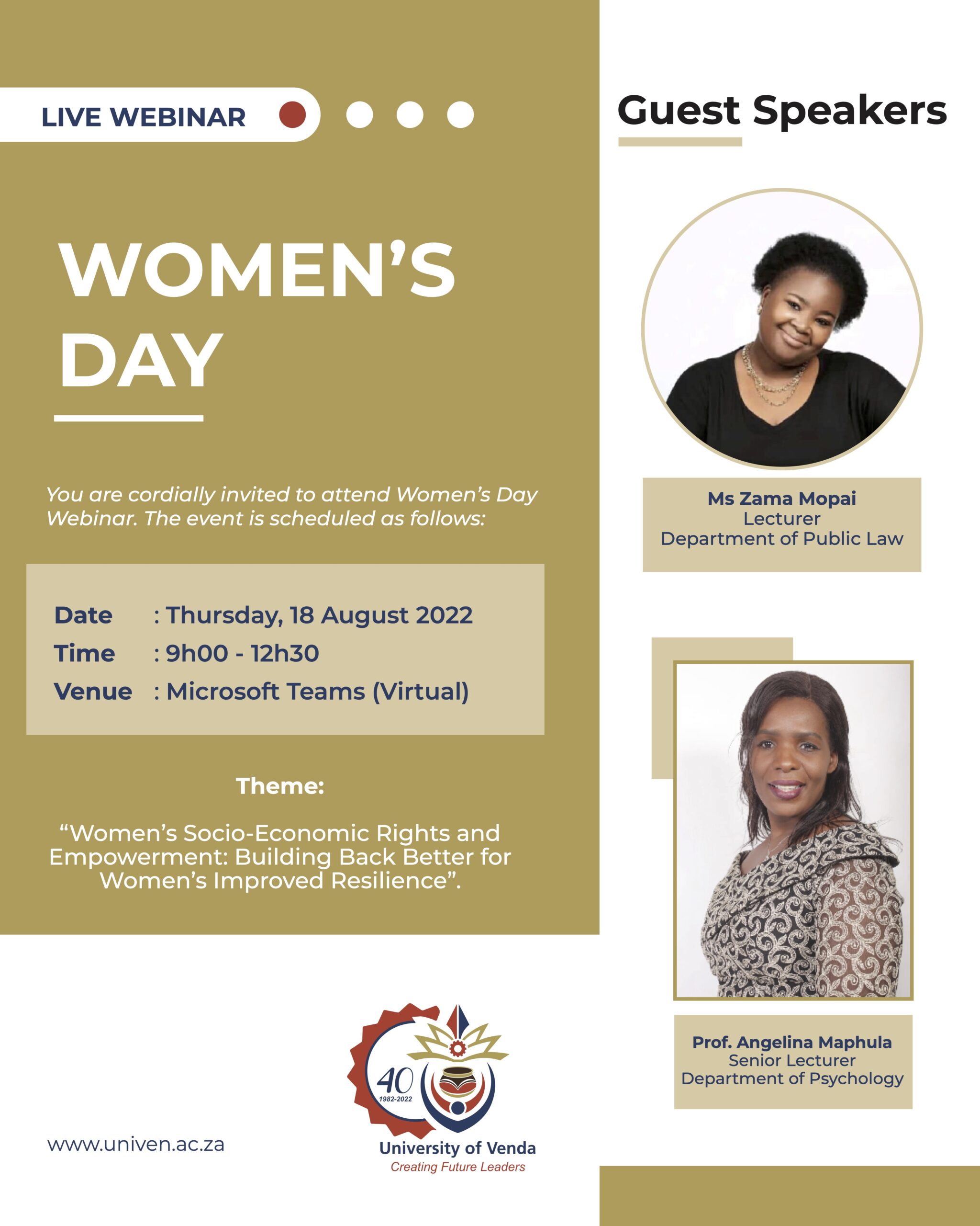 day webinar Africa Day webinar – Unisa, University of South Africa