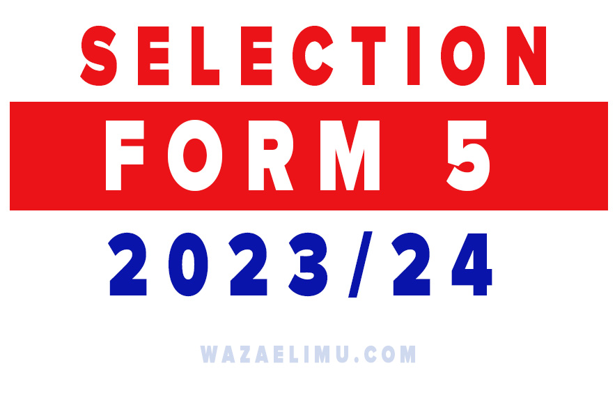 form five 5 Waliochaguliwa kujiunga kidato cha Tano Iringa