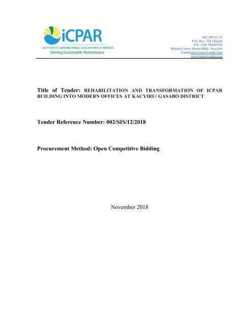 icpar code ICPAR code of ethics – Rwanda
