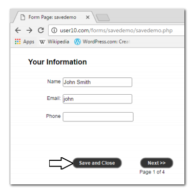 save continue CUT Registration Process (Fee and Deadline)