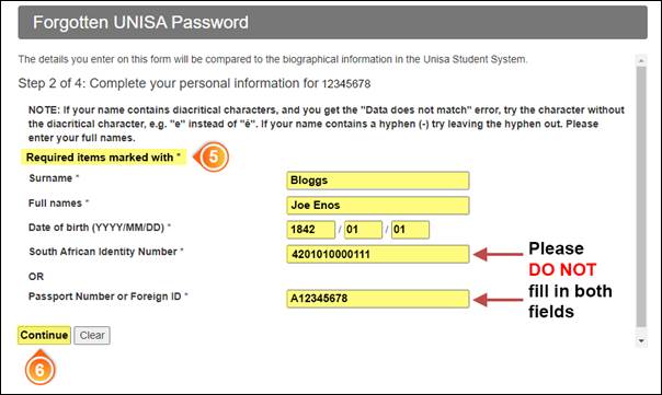 unisa password Forgotten UNISA Password, University of South Africa